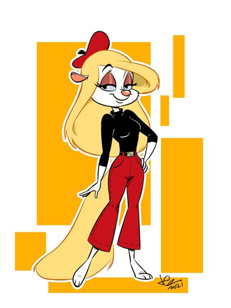 243520 Safe Artist Juneduck21 Minerva Mink Animaniacs Mammal