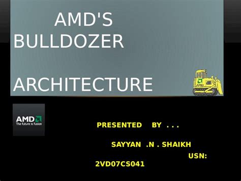 (PPTX) PPT on AMD Bulldozer Architecture - DOKUMEN.TIPS