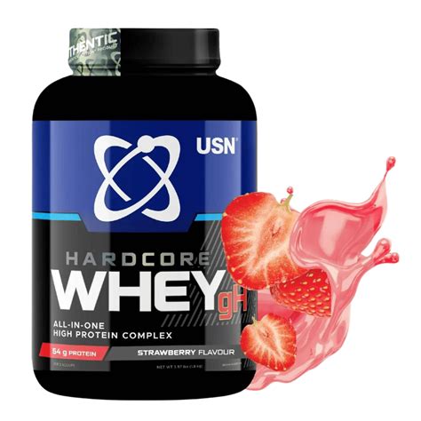 Usn Hardcore Whey Gh 18kg Gym Supplements Vitamin Supplements Whey Protein Powder