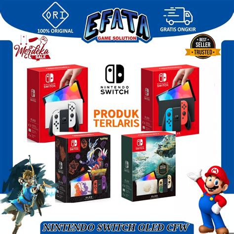 Jual Nintendo Switch OLED MODEL CFW CONSOLE MESIN Shopee Indonesia