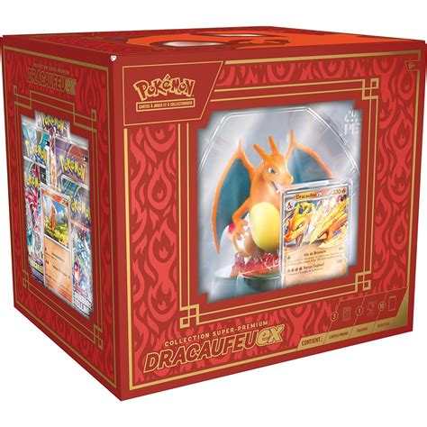 Cartes pokémon coffret Dracaufeu Super Premium Collection Le CrocoDeal