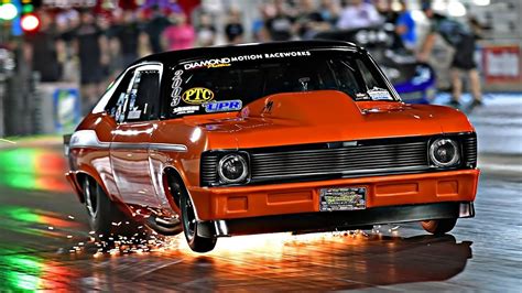 Justin Red Martin S Beautiful Twin Turbo Chevy Nova Youtube