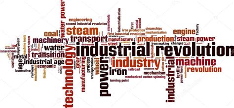 Industrial Revolution Word Cloud Stock Vector Boris15 62714667