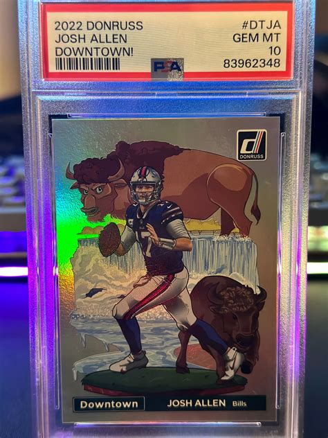 Josh Allen Donruss Dt Ja Downtown Ssp Psa Price Guide