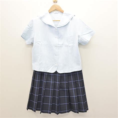 【中古】福島県 明健中学校 女子制服 2点 (ブラウス・スカート) sf123579 | 中古制服通販パレイド