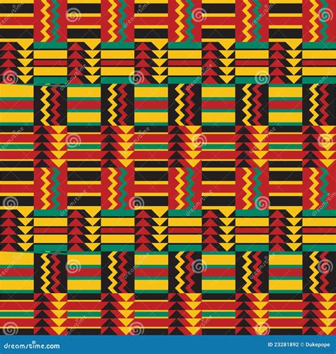 Seamless African Pattern Stock Photography Image 23281892