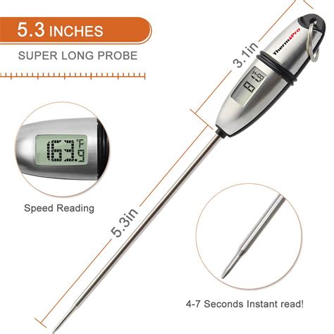 Thermopro Tp S Instant Read Meat Thermometer Digital Cooking