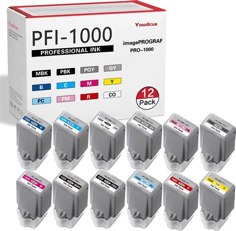 Amazon PFI 1000 Ink Cartridges High Capacity Compatible For