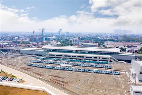 Premium Photo Beautiful Lebak Bulus Mrt Train Station In Jakarta