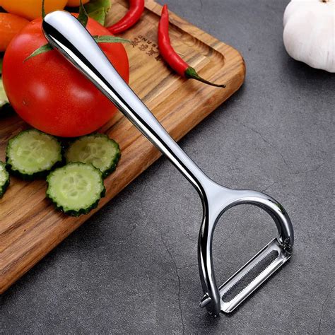 Stainless Steel Potato Peeler Sharp Apple Carrot Peeler Serrated Blade