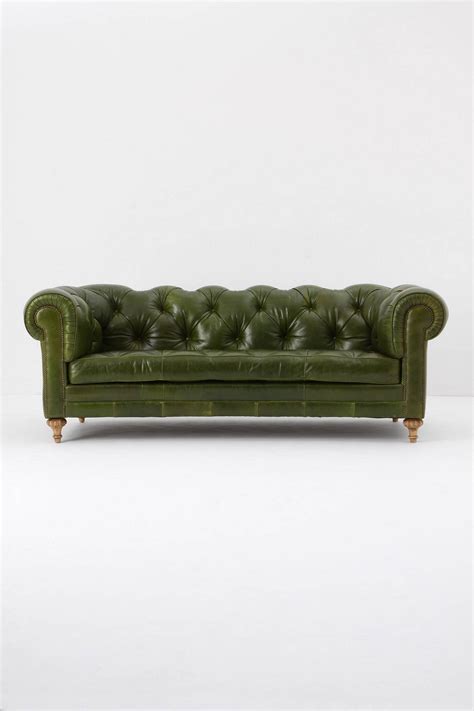 20+ Chesterfield Sofa Leather Green – The Urban Decor