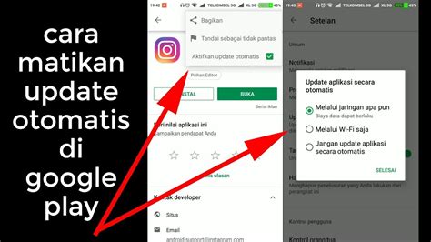 Cara Mematikan Update Otomatis Google Play Store YouTube