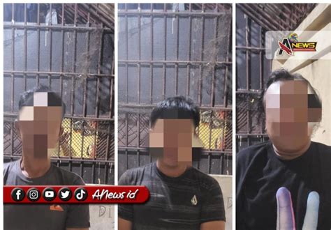 Tiga Pelaku Pencurian Besi Gantungan Daging Sapi Diringkus Polisi Usai