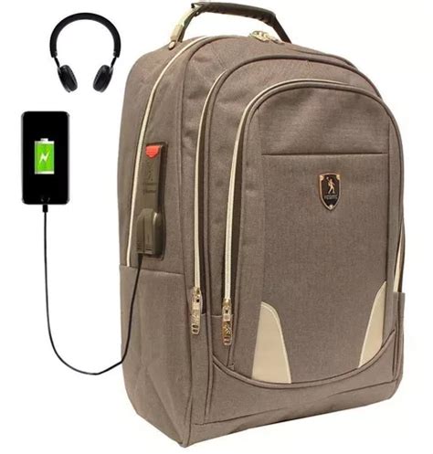 Mochila Masculina Executiva Refor Ada L Usb Fone Original Mercadolivre