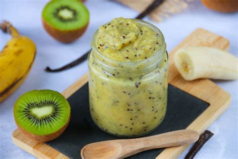 Compote De Kiwis De France R Tis Banane Et Vanille Healthyfood Creation