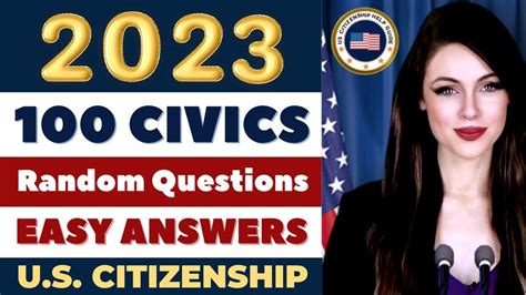 Civics Questions And Answers In Random Order Version U S