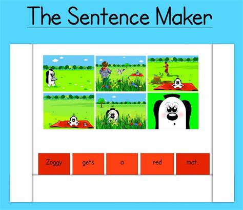 Make Sentences With The Sentence Maker Book 5 4 8 Years • Teacha