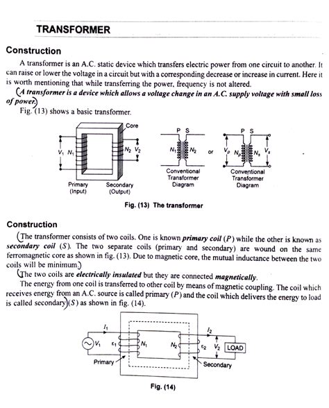 Solution Working Principle And Construction Of Transformer Studypool