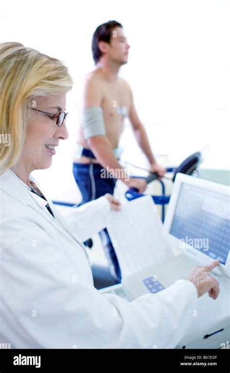 Heart fitness test Stock Photo - Alamy