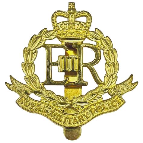 Royal Military Police Rmp Beret Cap Badge British Military Brass