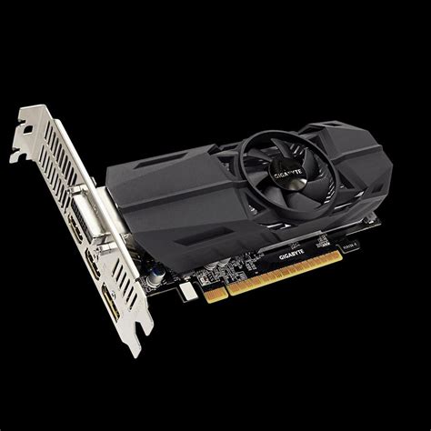 Gigabyte GTX 1050 Ti OC LP 4G, 4GB GDDR5, DVI, 2x HDMI, DisplayPort ...