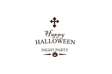 Halloween Logo Illustration Vector Graphic By 1riaspengantin · Creative Fabrica