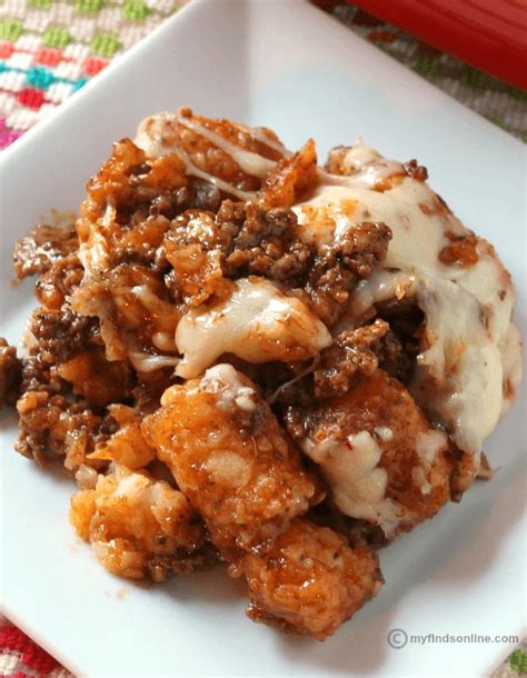 Tater Tot Enchilada Casserole