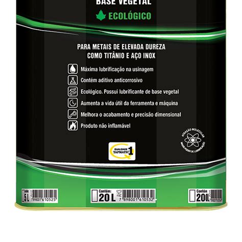 QUIMATIC 3 Super Fluido Para Corte De Metais De Elevada Dureza 5 L Tapmatic