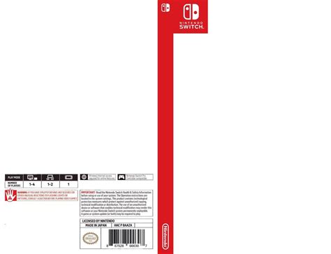 Nintendo Switch Custom Box Art Template i made! : r/NintendoSwitchBoxArt