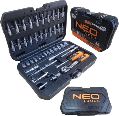 Neo Tools Klucze Nasadowe 1 4 Grzechotka Zestaw 46szt 9694 Opinie I