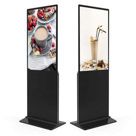 China Floor Stand Vertical Capacitive Touch Screen Digital Signage