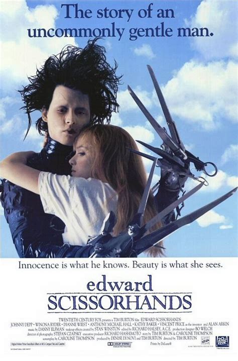 Едуард Ножиците Edward Scissorhands филми трейлъри снимки