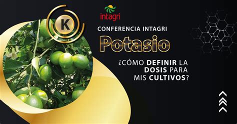 Curso Virtual Intagri Potasio Cómo definir la dosis para mis cultivos