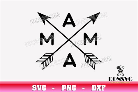 Mama Crossed Arrows Svg Mothers Day Png Clipart For T Shirt Inspire