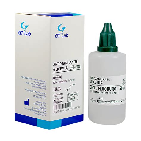 Anticoagulantes Para Glicemia Edta F Gtlab Srl