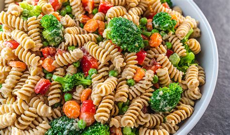 Creamy Whole Wheat Pasta Salad - CIA Foodies