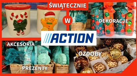 NOWOŚCI w ACTION NOWE DEKORACJE PREZENTY ŚWIĄTECZNE na BOŻE