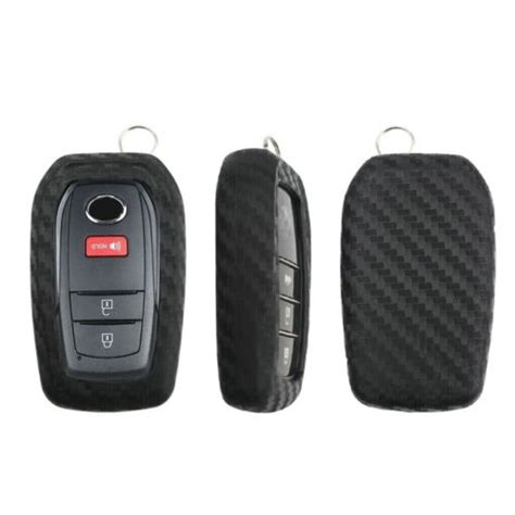 Carbon Fiber Key Shell Fob Case Cover For Toyota GR Corolla Sienna