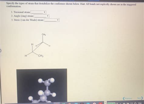 Solved Specify The Types Of Strain That Destabilize The Chegg