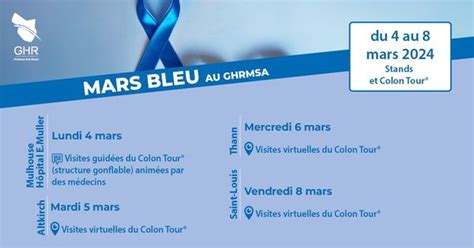 Mars Bleu Au GHRMSA GHR Mulhouse Sud Alsace