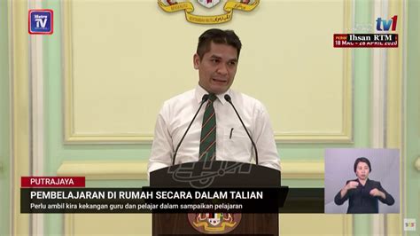 Live Sidang Media Menteri Kanan Pendidikan Dr Mohd Radzi Md Jidin