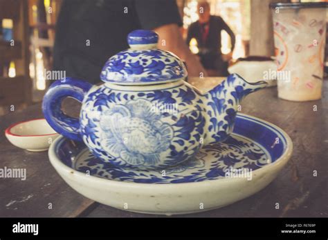 Antique Chinese Teapot Stock Photo - Alamy