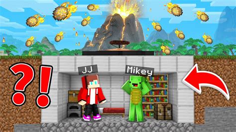 EPIC VOLCANO Vs Doomsday Bunker In Minecraft Maizen JJ And Mikey