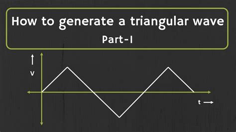 How To Generate A Triangular Wave Part 1 YouTube