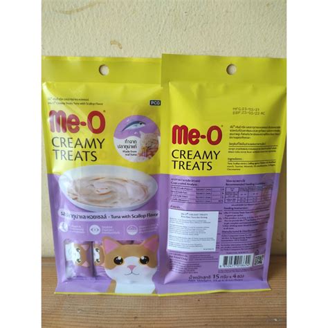 Jual MEO Creamy Treats 4x15gr Snack Cemilan Kucing Shopee Indonesia