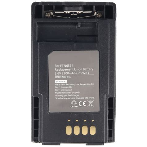 Motorola Tetra Mtp850 Ftn6574a Genopladeligt Batteri Som En Replik Af Accucell Motorola