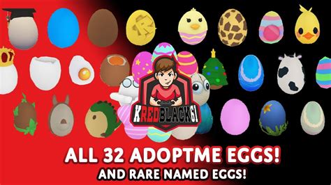 All 32 Adoptme Eggs 🥚🦋 Adopt Me Pet Eggs Toy Eggs Food Eggs Petwear