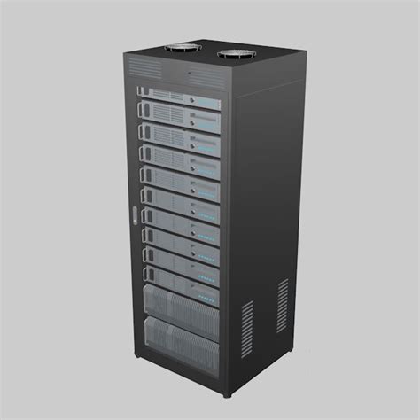 Data Server Rack 3d Model Cgtrader