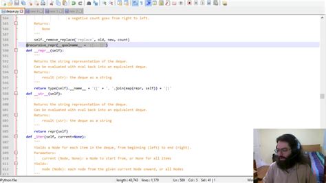 Let S Code Python Deque Part Youtube