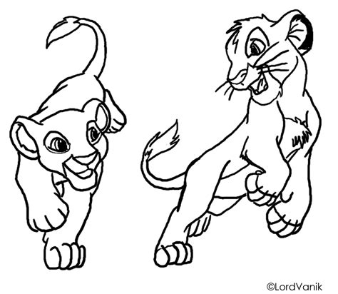 Lion Cub Drawing Base Clip Art Library